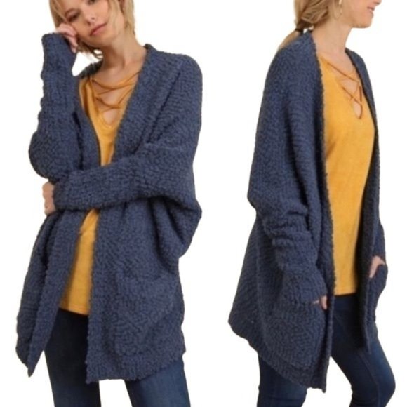 Umgee Dolman Sleeve Popcorn Cardigan 